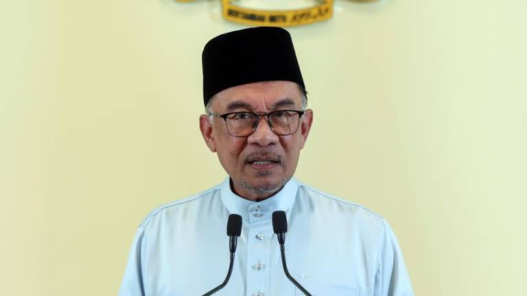 Prime Minister Datuk Seri Anwar Ibrahim spoke at the Unity Government Cabinet Announcement Press Conference at the Putra Perdana on Dec 2 2022.  - BERNAMAPIX