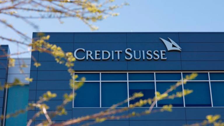 The Credit Suisse logo adorns one of the bank’s buildings at their campus in Research Triangle Park in Morrisville, North Carolina, US. – Reuterspic