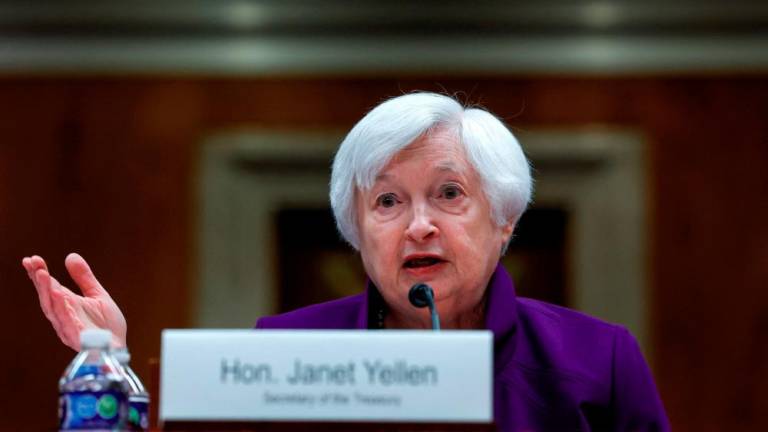 Yellen testifying before a Senate Appropriations subcommittee on Capitol Hill in Washington on Wednesday, March 22, 2023. – Reuterspic