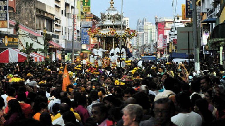 More than 100,000 people join Penang Thaipusam