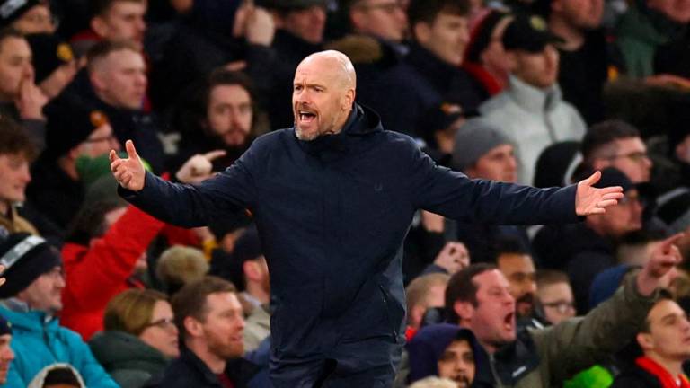 Football - FA Cup - Fifth Round - Manchester United v West Ham United - Old Trafford, Manchester, Britain - March 1, 2023 Manchester United manager Erik ten Hag REUTERSpix