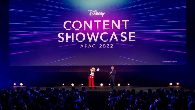 Luke Kang and Mickey Mouse opens the Disney Content Showcase in Singapore. – All pix Courtesy of The Walt Disney Company