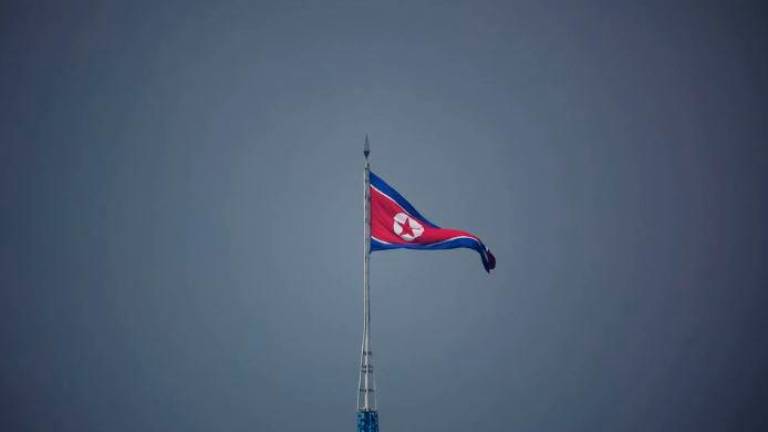 The launching ceremony comes as North Korea is set to mark the 75th anniversary of its founding day. AFPPIX