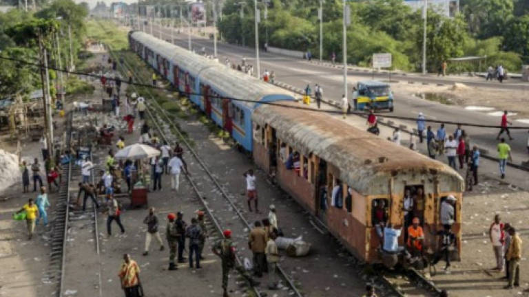 Three die in train derailment in DR Congo