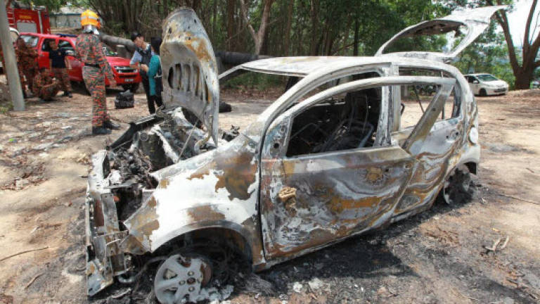 Tan Sri's son feared dead in burnt car