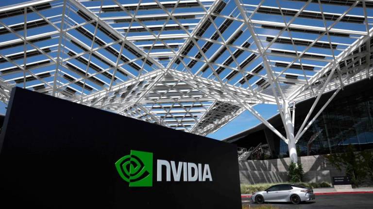 An exterior view of the Nvidia headquarters in Santa Clara, California. – AFPpic