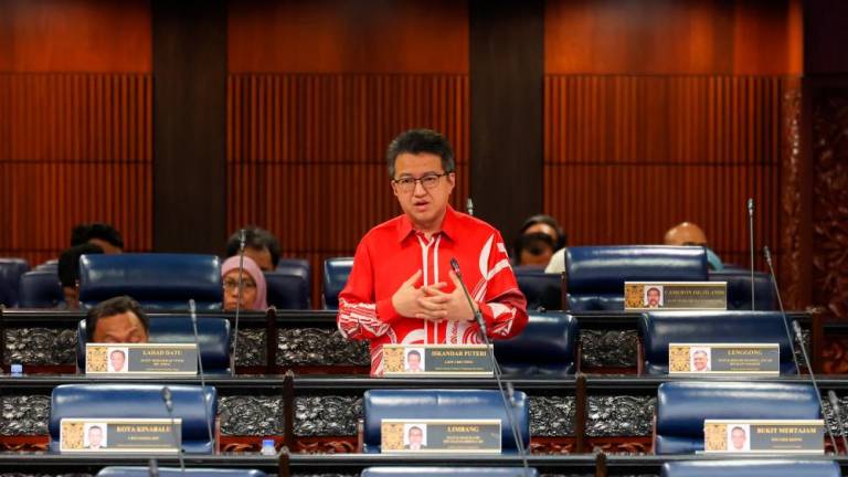 KUALA LUMPUR, June 8 -- Deputy Minister of Investment, Trade and Industry Liew Chin Tong during a question and answer session at the Dewan Rakyat Conference at the Parliament Building today. BERNAMAPIX