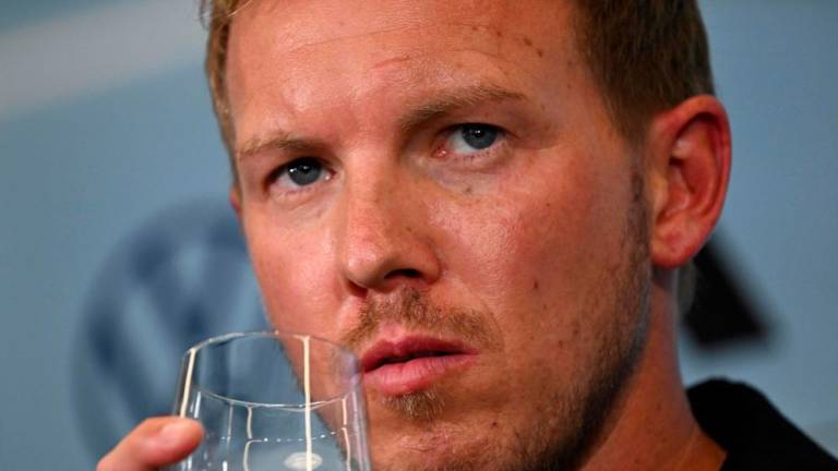 The new head coach of Germany’s national football team, Julian Nagelsmann attends a press conference on September 22, 2023 at the DFB headquarters in Frankfurt, western Germany/AFPPix