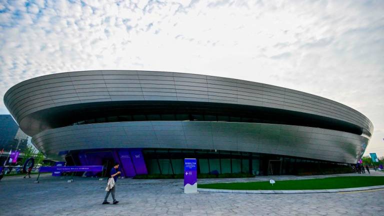 A general view of the Hangzhou Esports center during the Hangzhou 2022 Asian Games in Hangzhou, in China’s eastern Zhejiang province on September 24, 2023/AFPPix