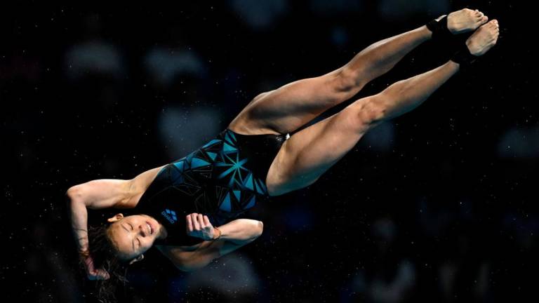 Pandelela aims to seal her Olympic qualification when she competes in the 2023 Asian Diving Cup in November (venue not confirmed yet) and the 2024 World Aquatics Championships in Doha, Qatar next February. AFPPIX
