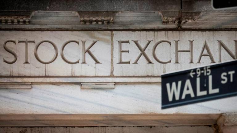 The Wall Street entrance to the New York Stock Exchange is seen in this picture taken on Tuesday, Nov 15. – Reuterspic