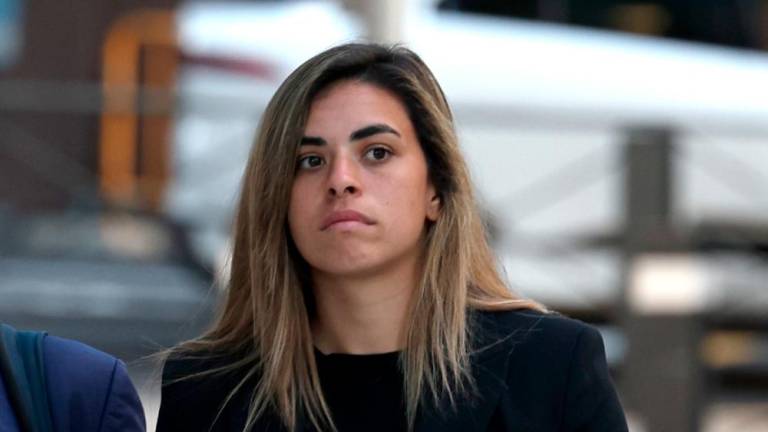 Spain’s goalkeeper Misa Rodriguez arrives to Spanish court on October 2, 2023 to testify before a judge in the case against former football association chief Luis Rubiales. AFPPIX
