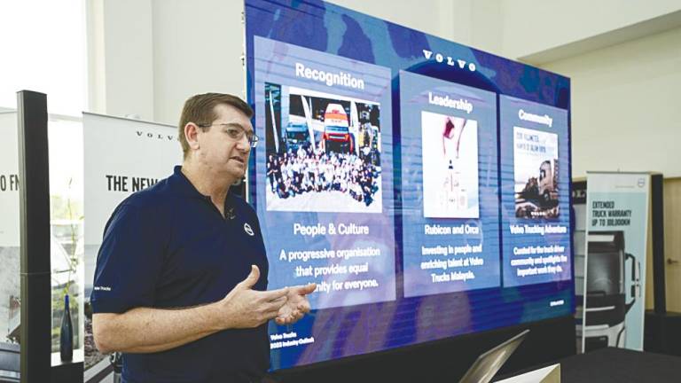 O’Connell says Volvo will continue to introduce sustainable trucks into the Malaysian market
