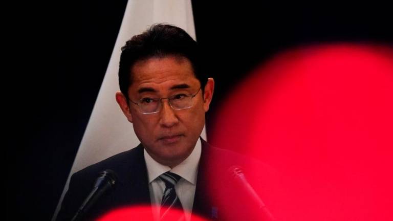 Japan’s Prime Minister Fumio Kishida addresses members of the media during a press conference at the Park Lane Hotel on the sidelines of the UN General Assembly, in New York City, US, September 20, 2023. REUTERSPIX