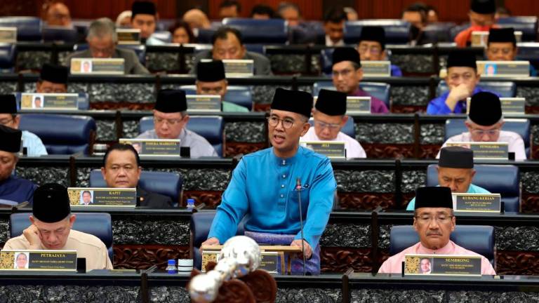 UALA LUMPUR, Oct 7 -- Finance Minister Tengku Datuk Seri Zafrul Tengku Abdul Aziz tables the Budget 2023 in Parliament today. BERNAMAPIX