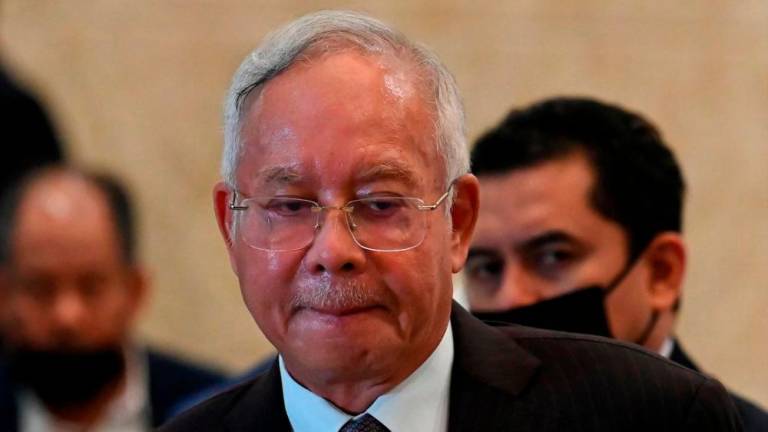 Gambar fail: Datuk Seri Najib Razak/AFPPix