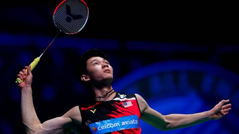 National badminton ace Lee Zii Jia. AFPPIX