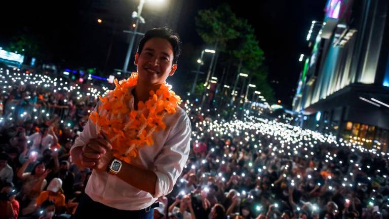 Pita Limjaroenrat, Move Forward Party’s leader and prime ministerial candidate, poses for a picture during an upcoming election campaign event in Bangkok, Thailand, April 22, 2023. REUTERSpix