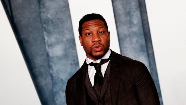 Jonathan Majors was arrested in New York on March 25. – AFP