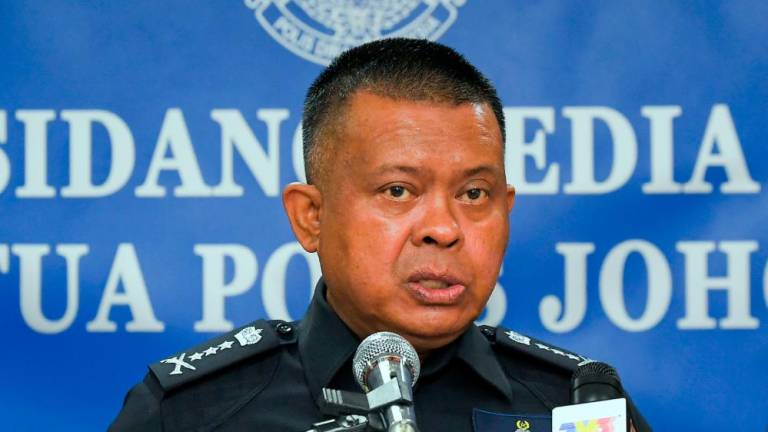 Ketua Polis Johor Datuk Kamarul Zaman Mamat. fotoBERNAMA