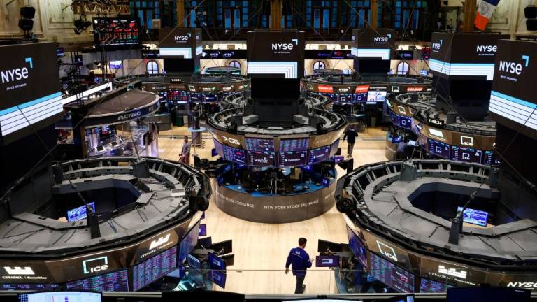 A view of the trading floor at the New York Stock Exchange on Wednesday, Jan 25. – Reuterspic
