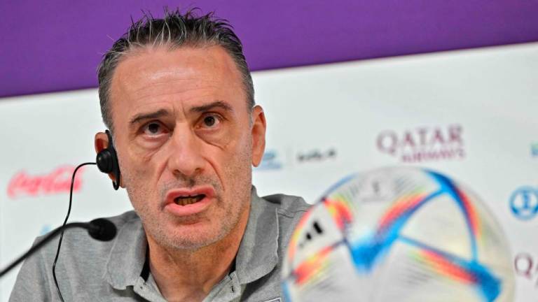 South Korea’s Portuguese coach Paulo Bento gives a press conference at the Qatar National Convention Center (QNCC) in Doha on December 1, 2022, on the eve of the Qatar 2022 World Cup football match between South Korea and Portugal/AFPPix