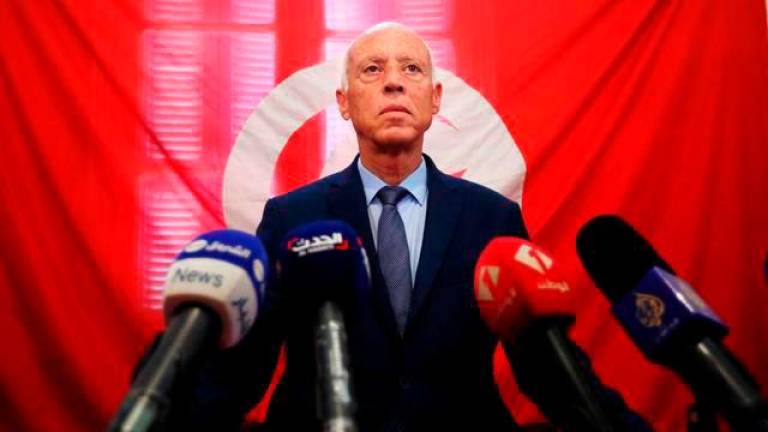 Saied strongly criticised state TV in a speech this week, including the arrangement of headlines in a bulletin, in a move that the Journalists Syndicate said was “blatant interference”. REUTERSPIX