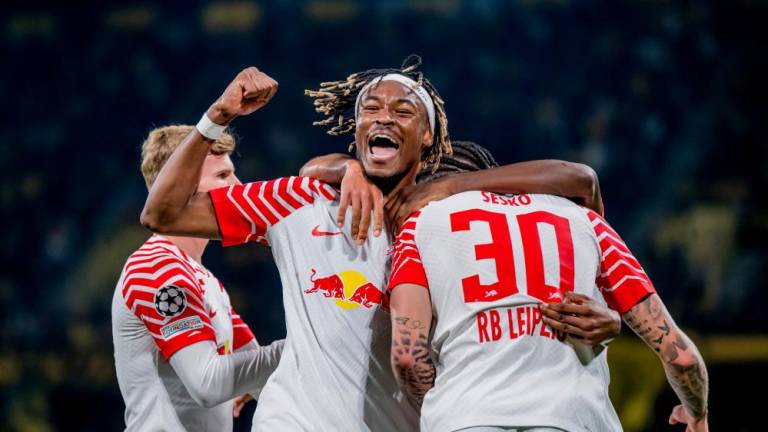 Sesko, a towering striker who has been compared with Erling Haaland, has five goals in all competitions despite starting just two of his eight games with the club. Pix credit: X/@RBLeipzig