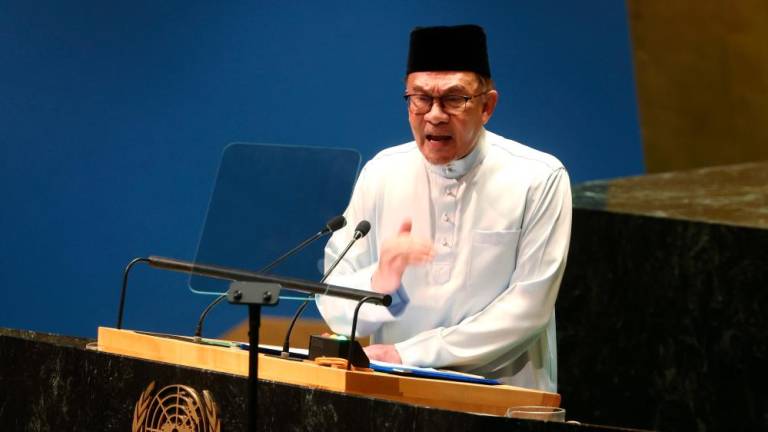 NEW YORK, Sept 22 -- Prime Minister Datuk Seri Anwar Ibrahim delivered a speech at the 78th United Nations General Assembly (UNGA) today. BERNAMAPIX