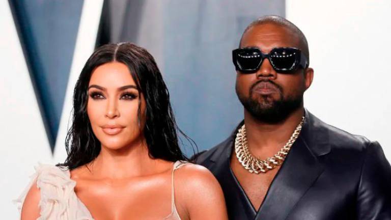 Kim Kardashian (left) and her ex Kanye West have had a bitter break-up. – Reuters