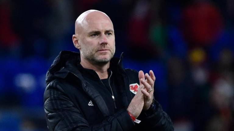 Soccer Football - UEFA Nations League - Group D - Wales v Poland - Cardiff City Stadium, Cardiff, Wales, Britain - September 25, 2022 Wales manager Rob Page applauds fans after the match REUTERSPIX