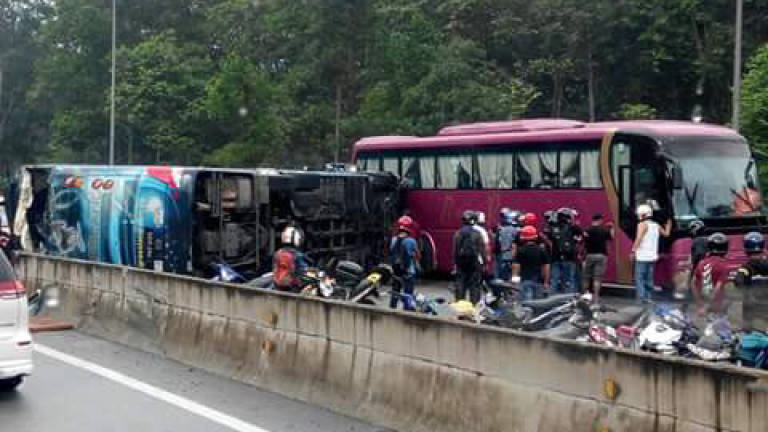 'Bus was travelling at high speed,' says witness in crash at Karak Expressway