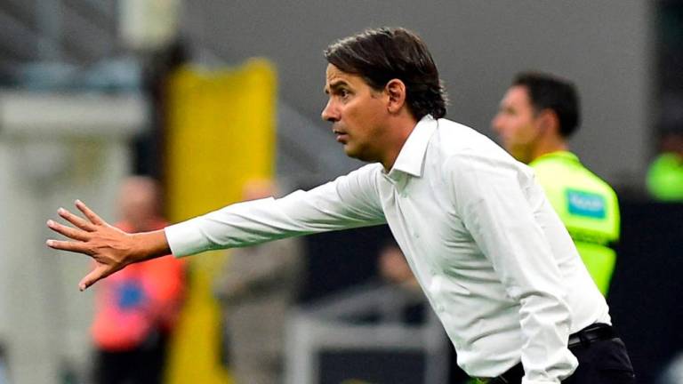 Inter Milan coach Simone Inzaghi/REUTERSPix