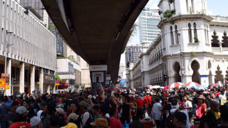 Protesters on the streets again for Anti-GST rally