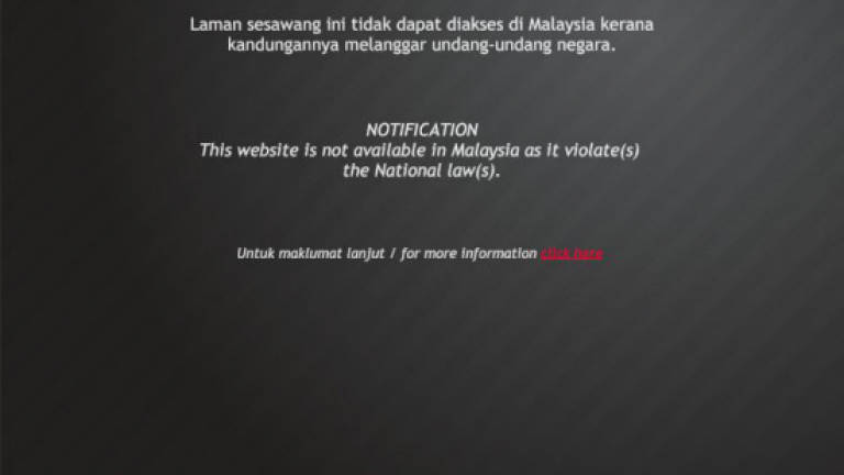 MCMC blocks The Malaysian Insider