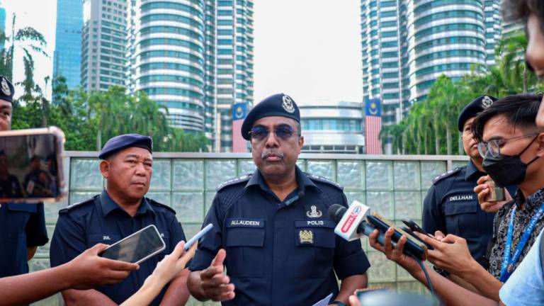 Kuala Lumpur police chief Datuk Allaudeen Abdul Majid. Pix credit: Facebook/KL Polis