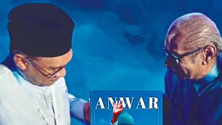 The book traces Anwar’s rise to power, fall from grace and his resilience in the face of adversity. – Courtesy Pix