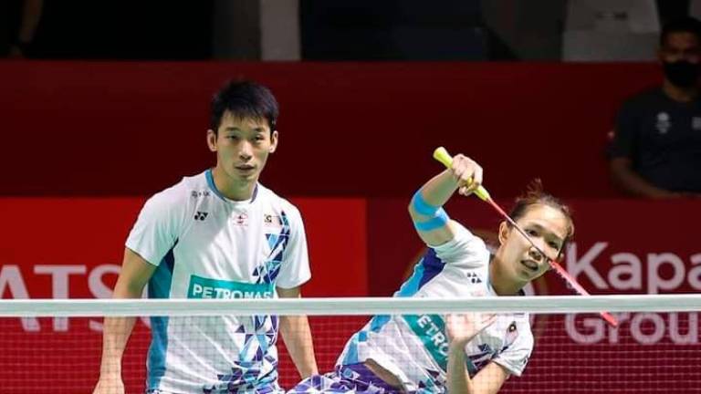 National mixed doubles player, Chan Peng Soon (left) wants his combination with Cheah Yee See (right) to be more forceful in the Masters Malaysia which will begin tomorrow until Sunday (July 10). Credit: @BadmintonPhoto