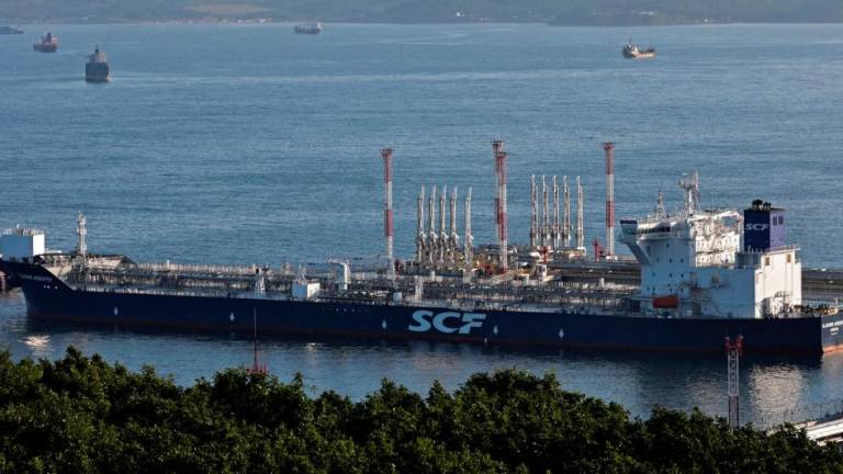 A tanker is seen at the crude oil terminal Kozmino on the shore of Nakhodka Bay near the port city of Nakhodka, Russia. – Reuterspic
