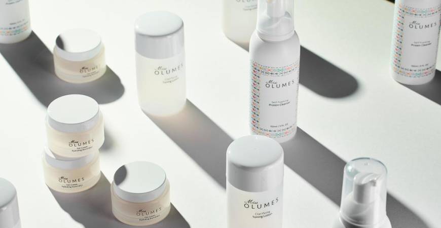 OLUMES’ skincare range, which are vegan, cruelty- and fragrance-free. – PICTURE COURTESY OF OLUMES