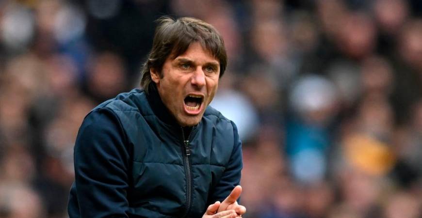 Tottenham Hotspur’s Italian head coach Antonio Conte gestures on the touchline during the English Premier League football match between Tottenham Hotspur and Nottingham Forest at Tottenham Hotspur Stadium in London, on March 11, 2023. AFPPIX