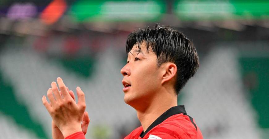 South Korea’s midfielder #07 Son Heung-min celebrates at the end of the Qatar 2022 World Cup Group H football match between South Korea and Portugal at the Education City Stadium in Al-Rayyan, west of Doha on December 2, 2022/AFPPix