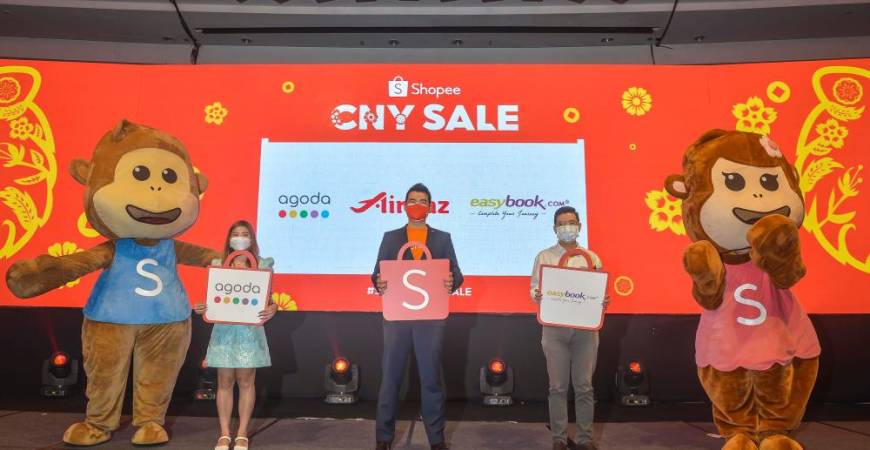 The launch of Shopee’s CNY Travel Campaign. — SUNPIX BY ADIB RAWI