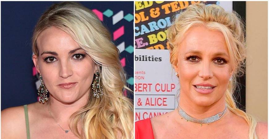 Jamie Lynn (left) and Britney Spears are having a public spat sparked by the former’s upcoming book. – Getty