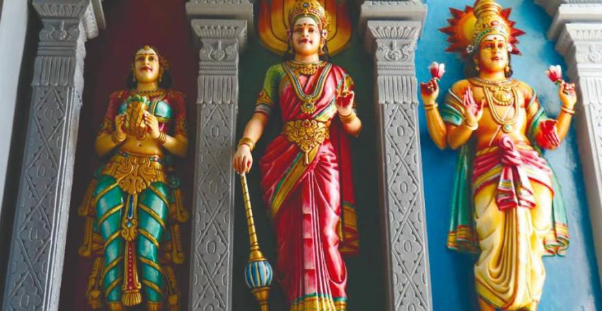 The beautiful sculptures at Sri Sakthi Easwari Temple. – ALL PIX BY HAFIZ SOHAIMI/THESUN