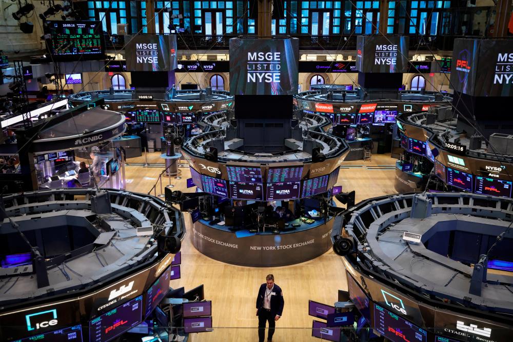 A view of the New York Stock Exchange trading floor. Th US stock market is looking for direction after a strong bounce, says a strategist. – Reuterspix
