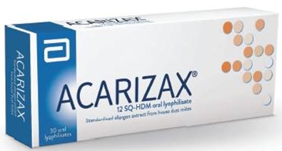 Treat respiratory allergies with ACARIZAX