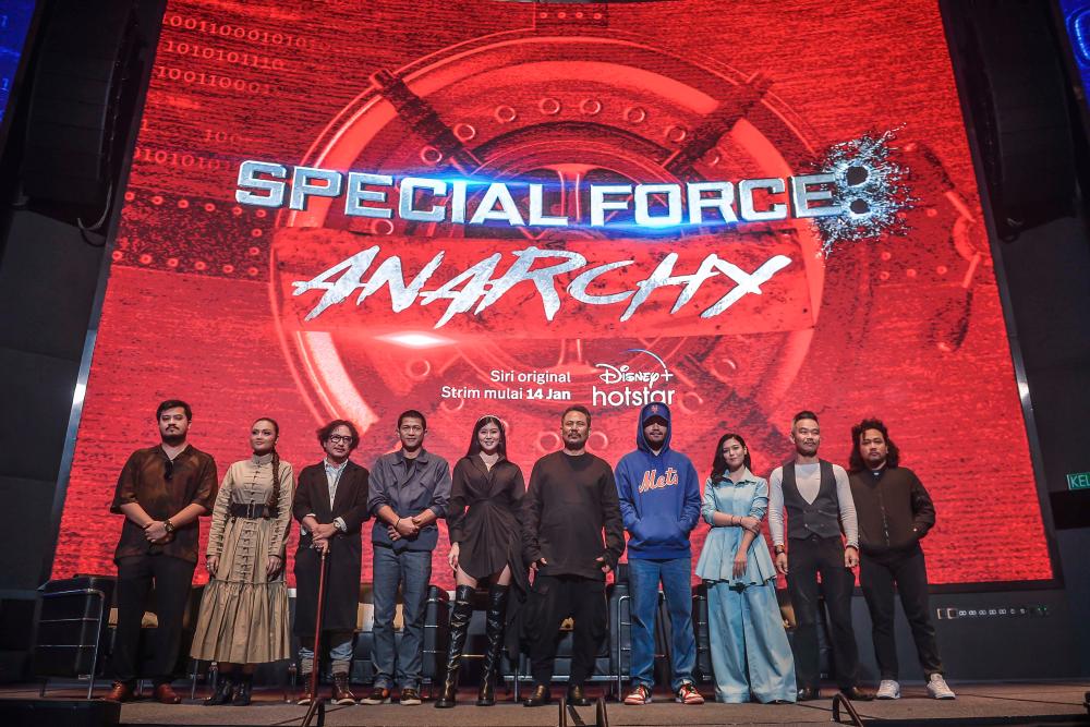 The cast and director at the launch of the series. – ADIB RAWI/THESUN