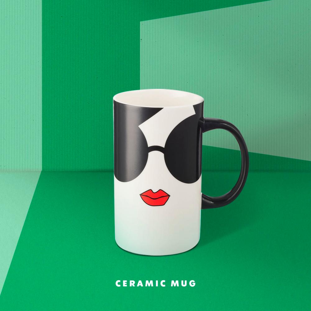 $!The Starbucks X alice + olivia ceramic mug.