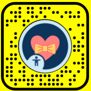 $!Big Hearts Lens. Scan the SnapCode to use the Lens.
